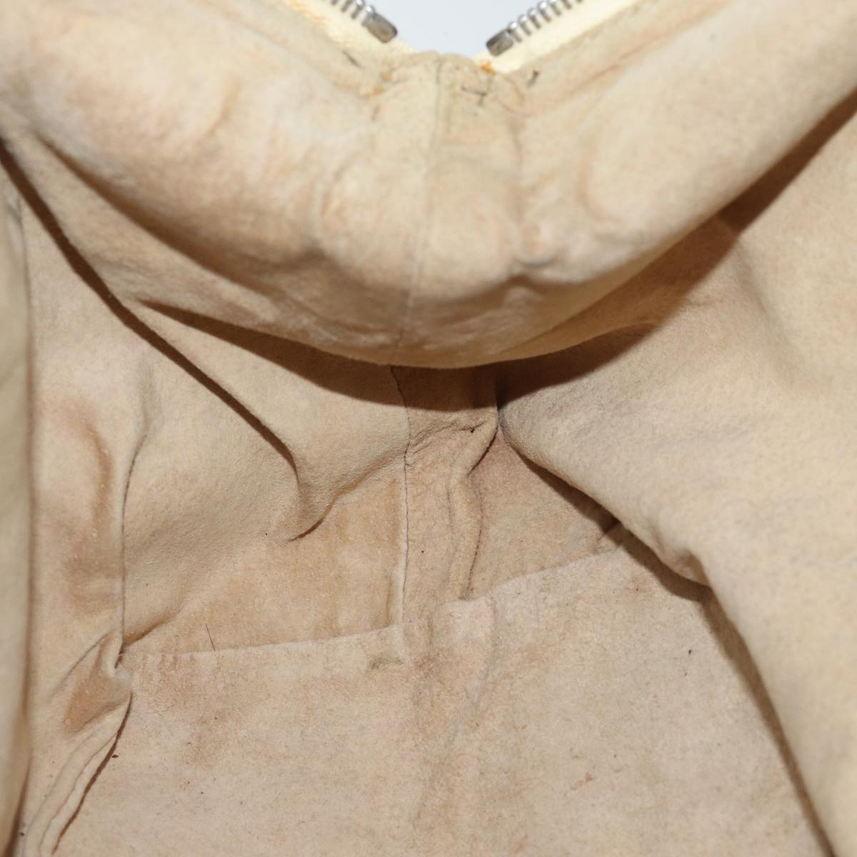 FENDI Hand Bag Canvas Beige 70574