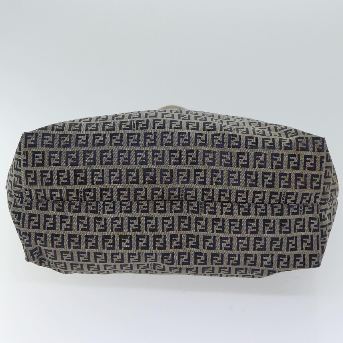 FENDI Zucchino Canvas Tote Bag Canvas Navy 70600