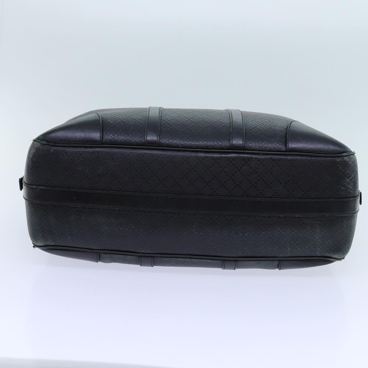 GUCCI Diamante Boston Bag Canvas Black 353394 70683