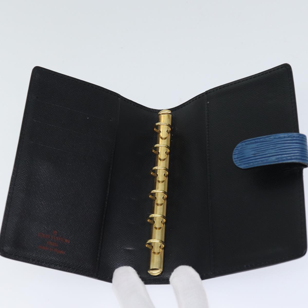 LOUIS VUITTON Epi Agenda PM Day Planner Cover Blue R20055 LV 70685