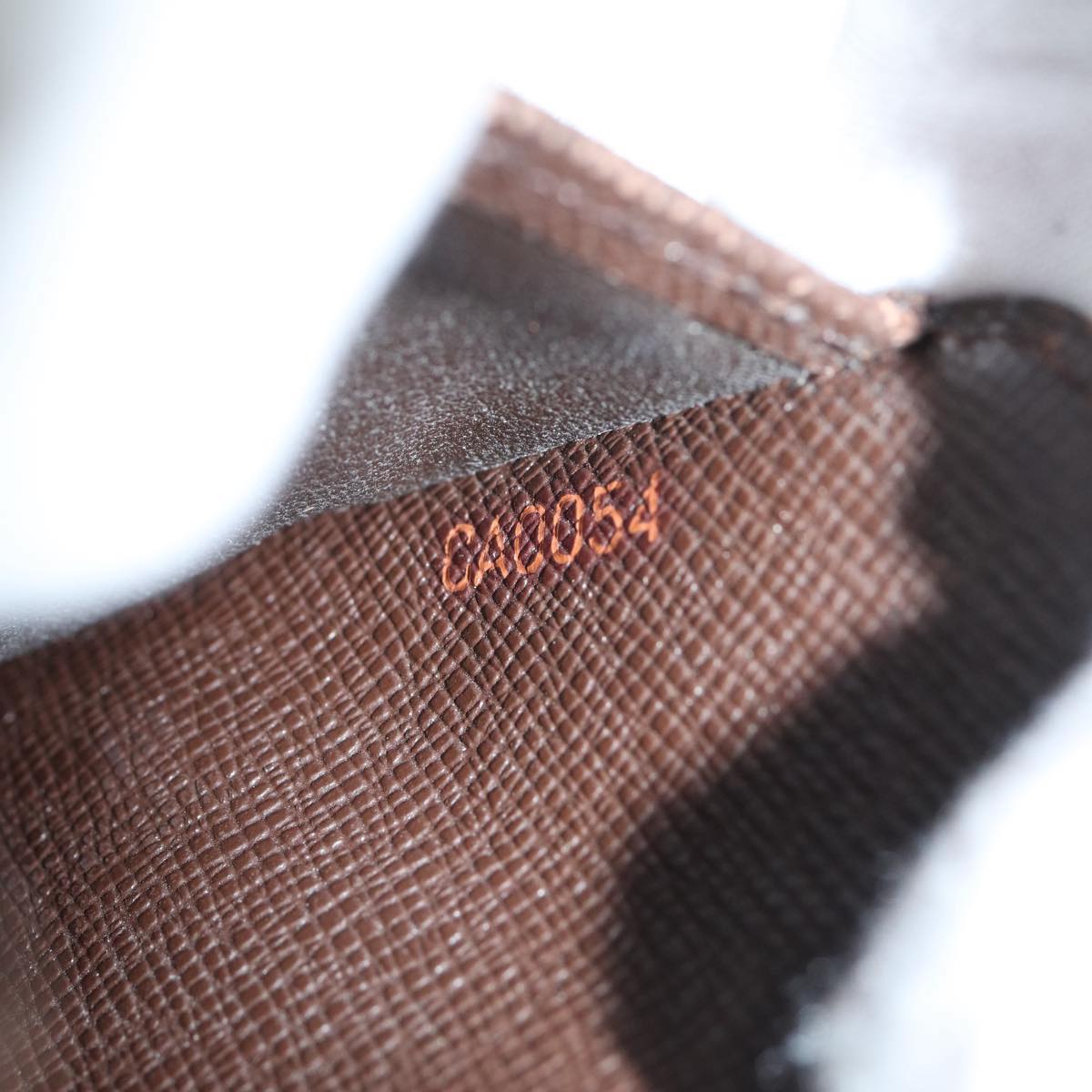LOUIS VUITTON Damier Ebene Compact Zip Wallet N61668 LV 70692