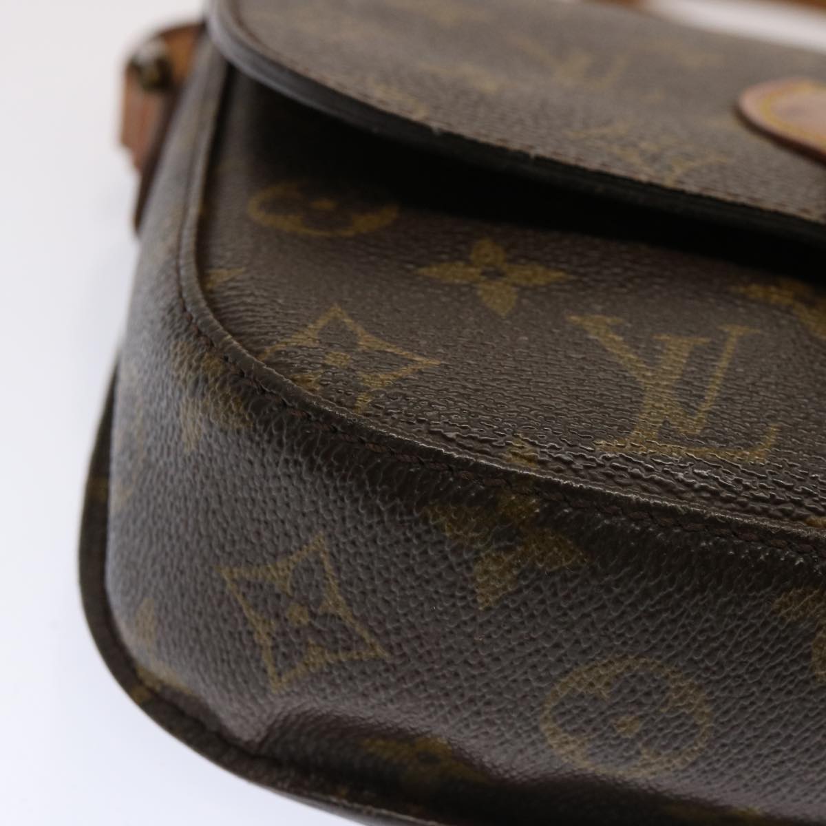 LOUIS VUITTON Monogram Saint Cloud MM Shoulder Bag M51243 LV 70696