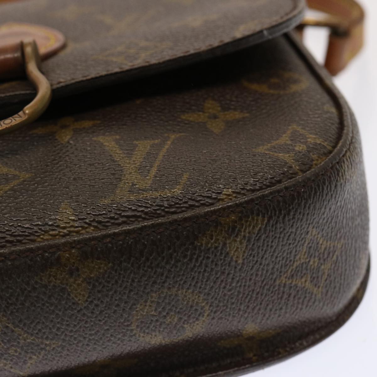 LOUIS VUITTON Monogram Saint Cloud MM Shoulder Bag M51243 LV 70696