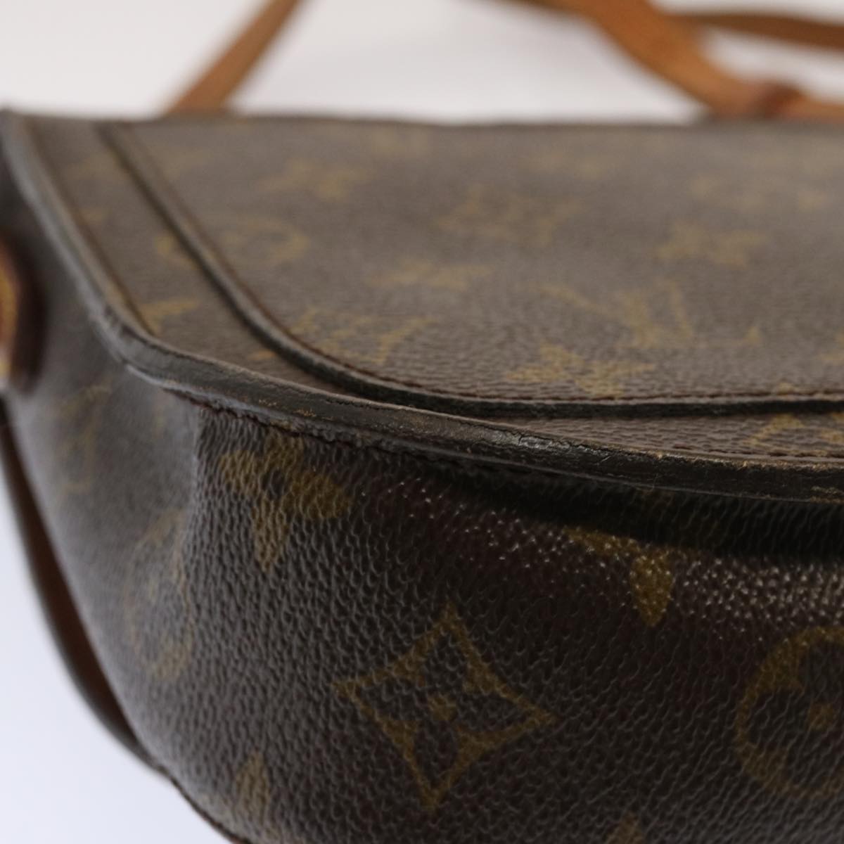 LOUIS VUITTON Monogram Saint Cloud MM Shoulder Bag M51243 LV 70696