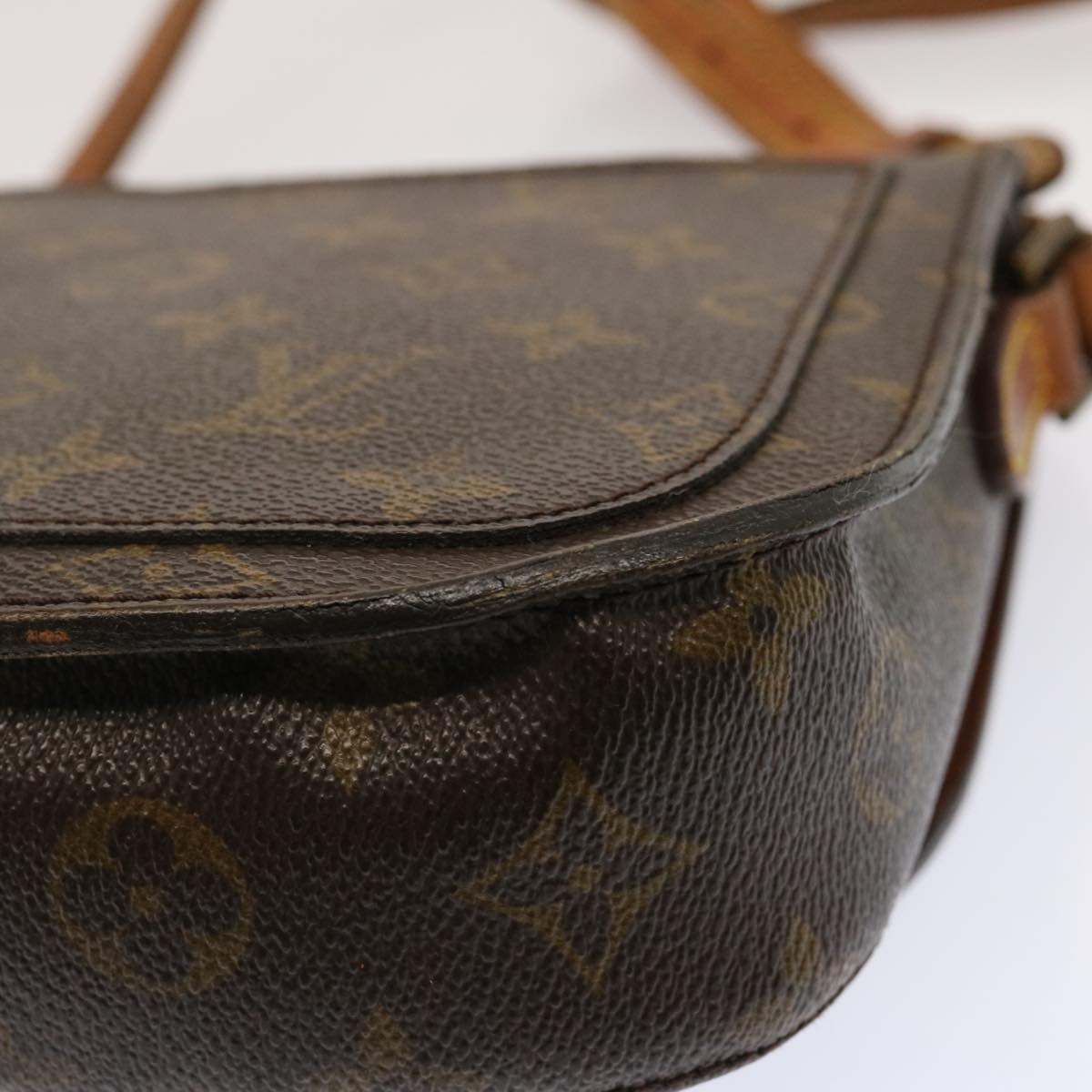 LOUIS VUITTON Monogram Saint Cloud MM Shoulder Bag M51243 LV 70696