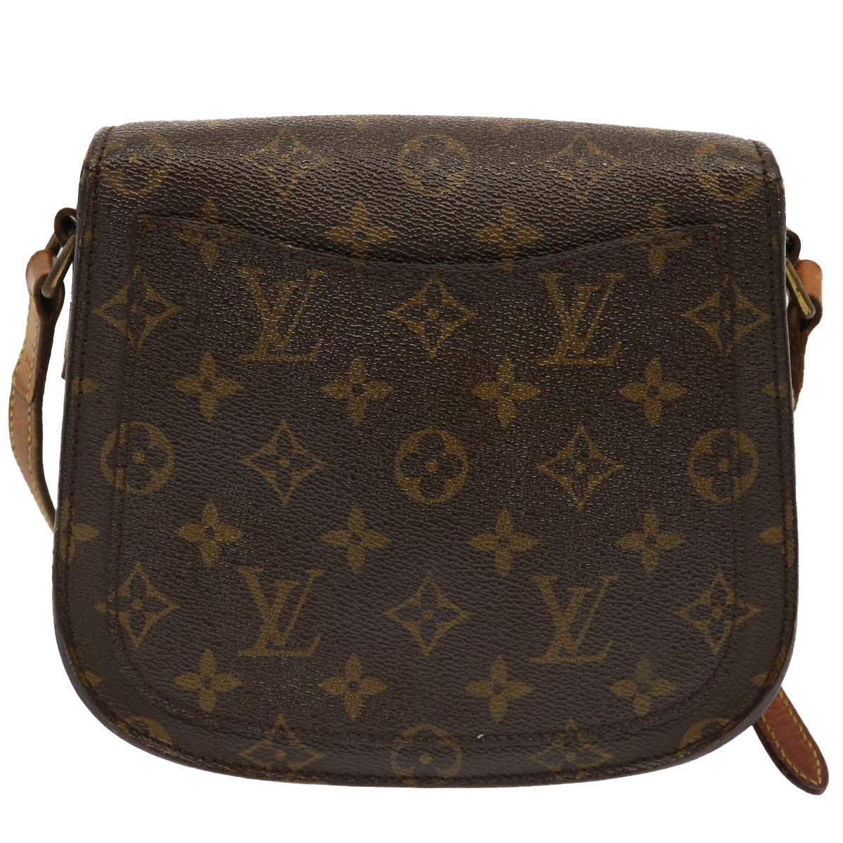 LOUIS VUITTON Monogram Saint Cloud MM Shoulder Bag M51243 LV 70696
