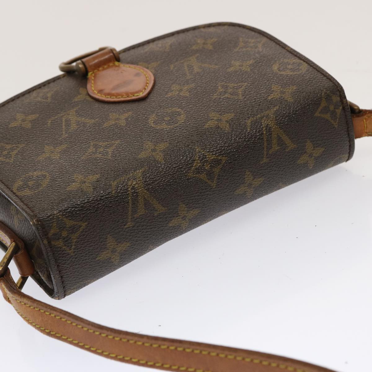 LOUIS VUITTON Monogram Saint Cloud MM Shoulder Bag M51243 LV 70696