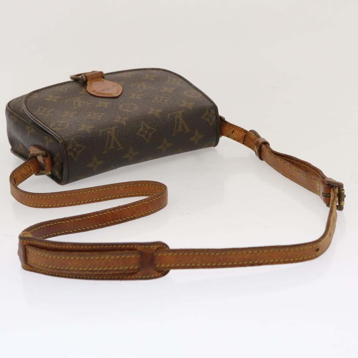 LOUIS VUITTON Monogram Saint Cloud MM Shoulder Bag M51243 LV 70696