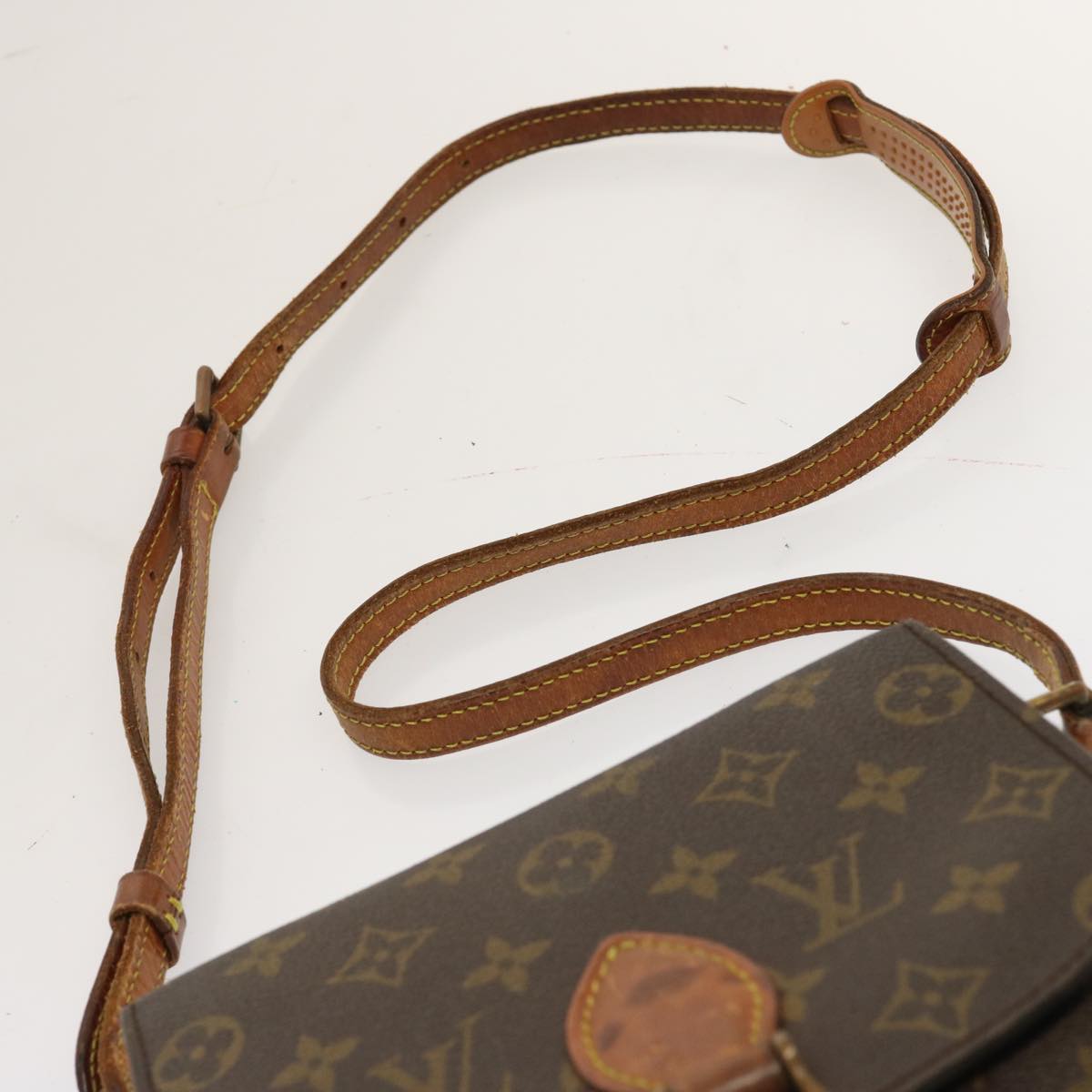 LOUIS VUITTON Monogram Saint Cloud MM Shoulder Bag M51243 LV 70696