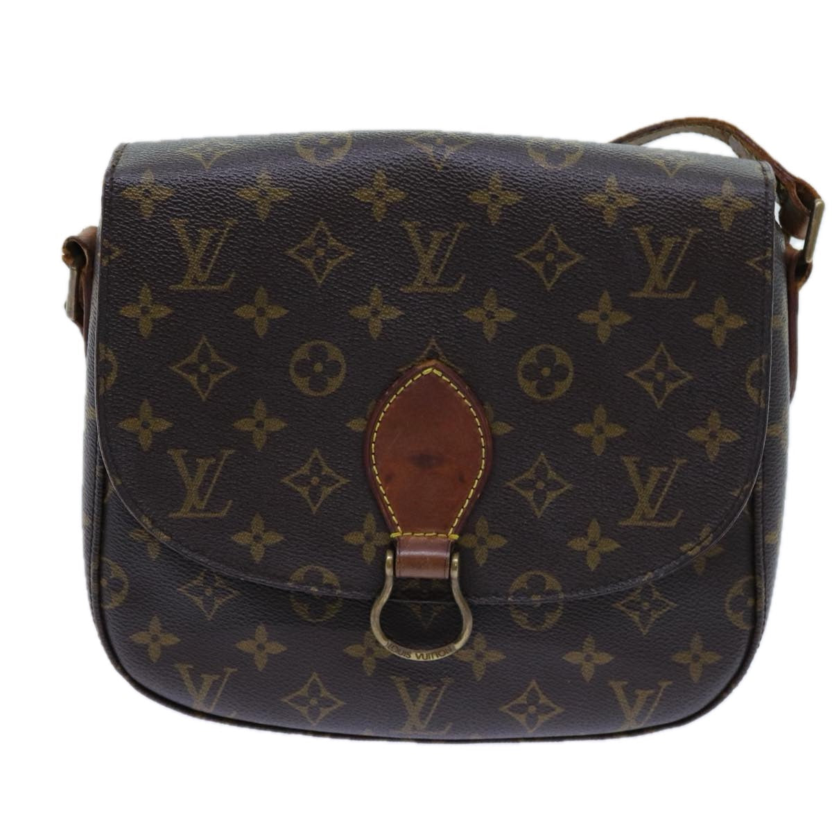 LOUIS VUITTON Monogram Saint Cloud GM Shoulder Bag M51242 LV 70697