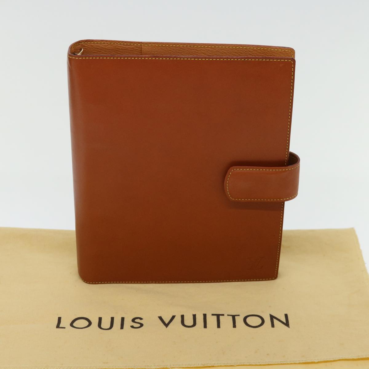 LOUIS VUITTON Nomad Agenda GM Day Planner Cover Beige R20473 LV 70700A