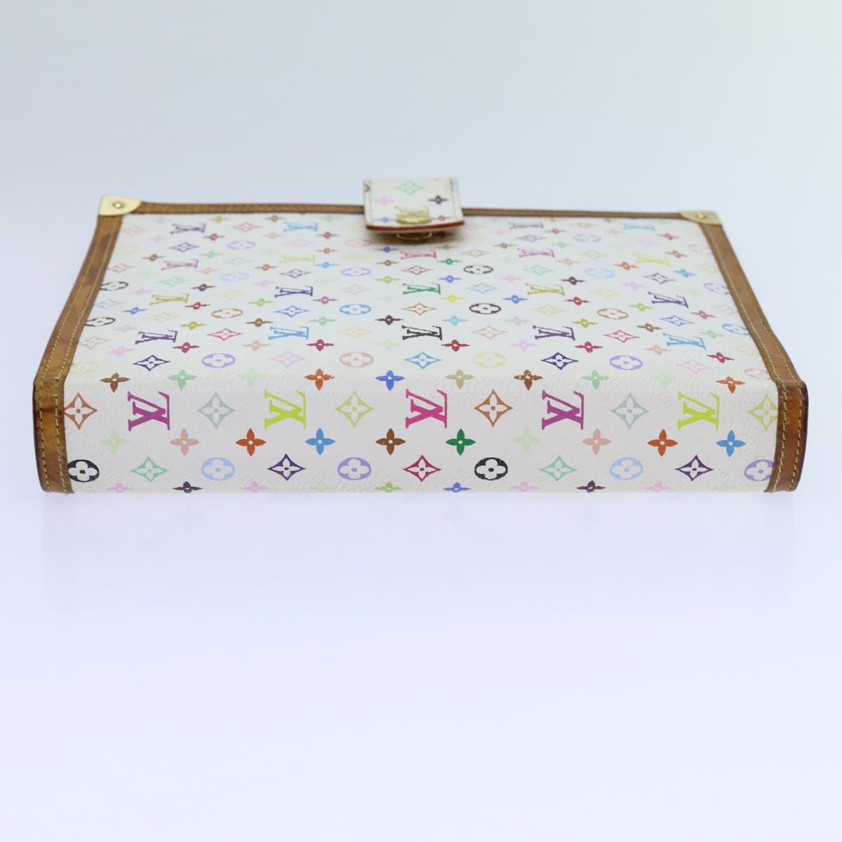 LOUIS VUITTON Multicolor Agenda GM Day Planner Cover White R20894 LV 70701A