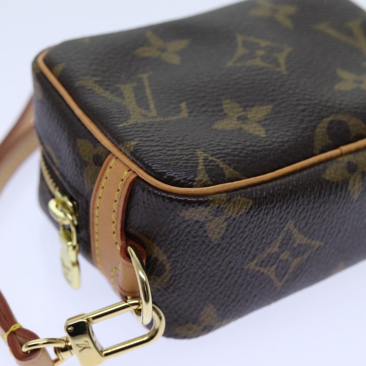 LOUIS VUITTON Monogram Trousse Wapity Pouch M58030 LV 70702SA