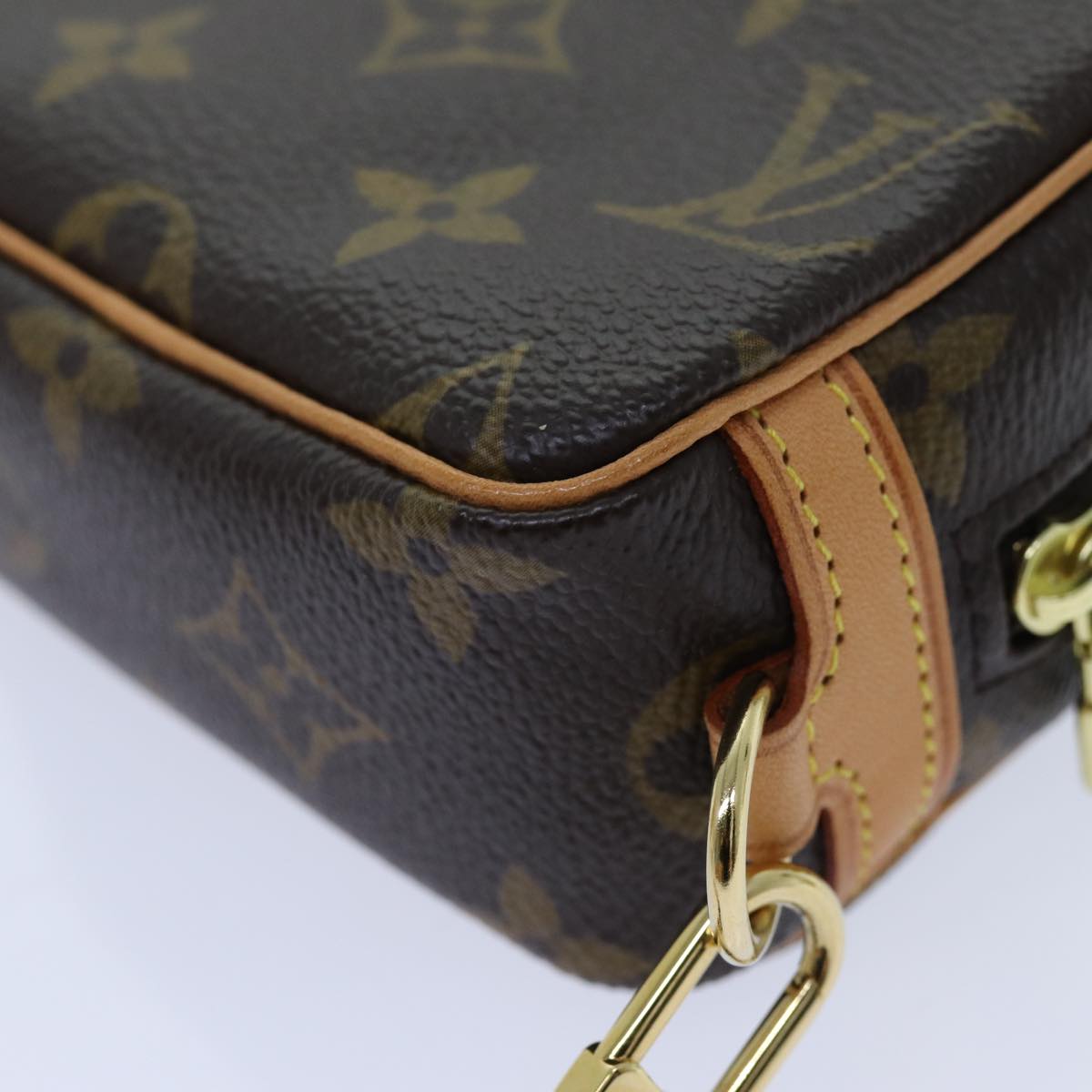 LOUIS VUITTON Monogram Trousse Wapity Pouch M58030 LV 70702SA
