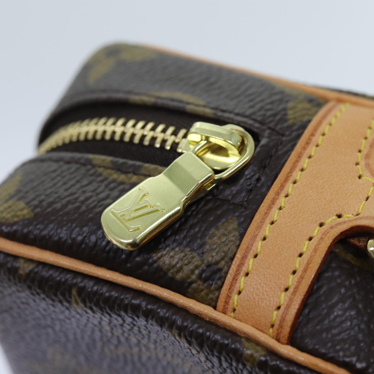 LOUIS VUITTON Monogram Trousse Wapity Pouch M58030 LV 70702SA