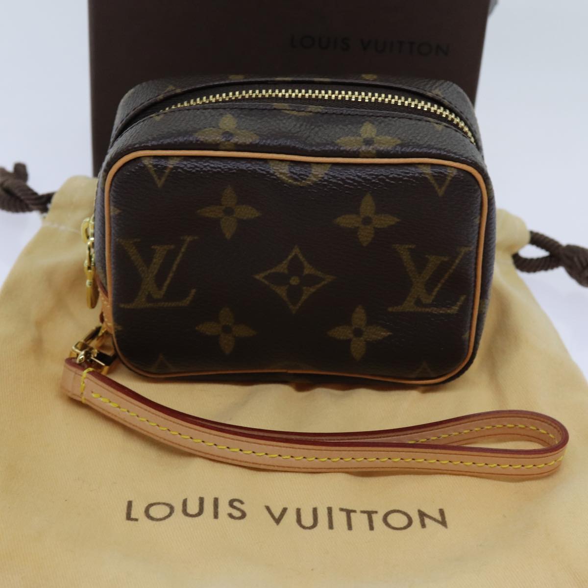 LOUIS VUITTON Monogram Trousse Wapity Pouch M58030 LV 70702SA