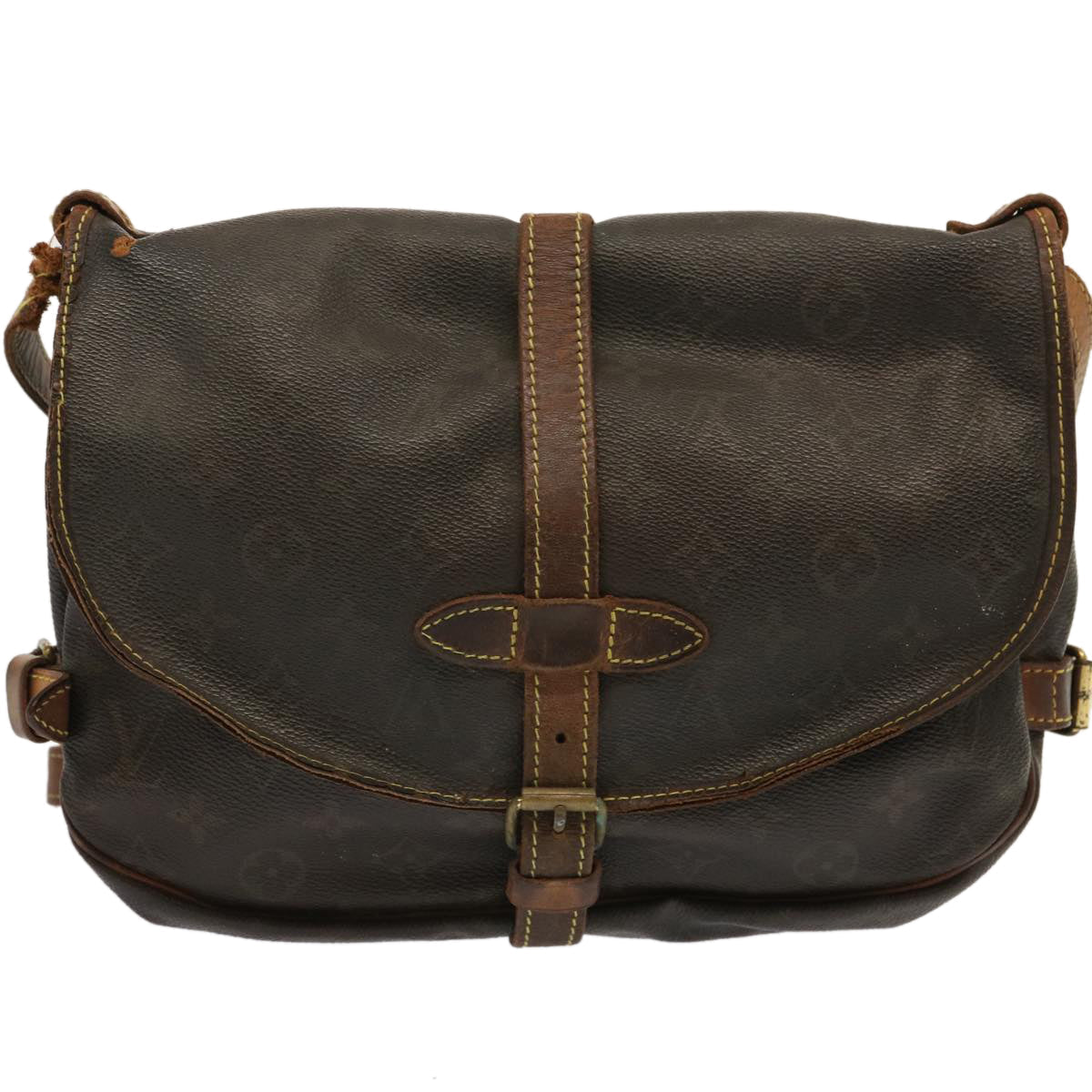 LOUIS VUITTON Monogram Saumur 30 Shoulder Bag M42256 LV 70706