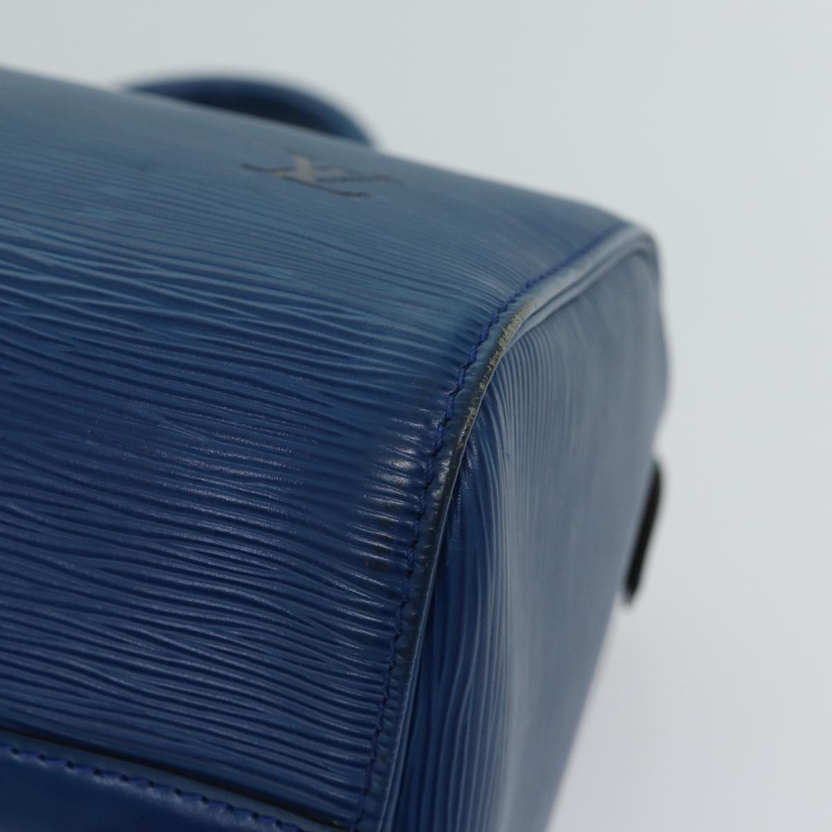 LOUIS VUITTON Epi Speedy 25 Hand Bag Toledo Blue M43015 LV 70707