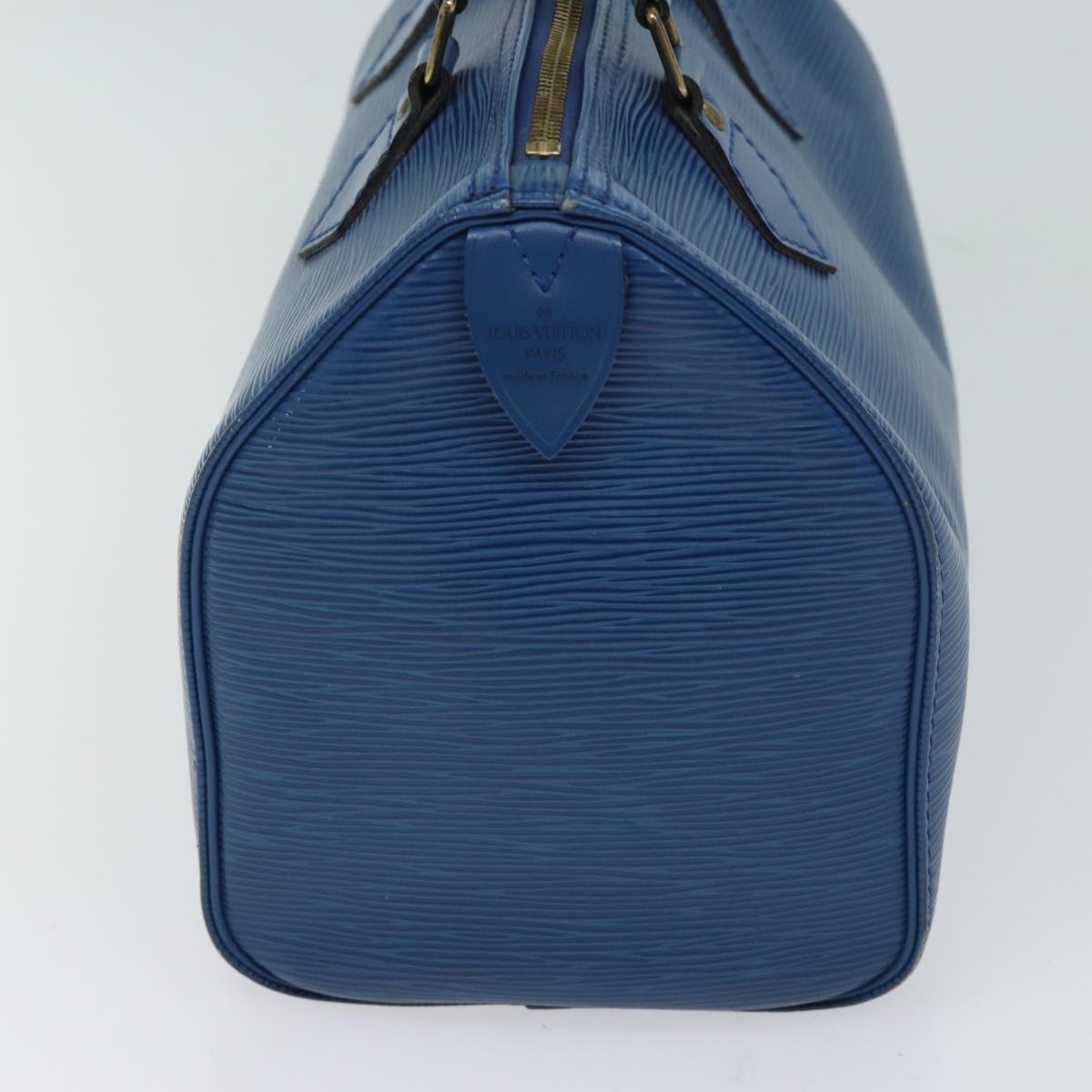 LOUIS VUITTON Epi Speedy 25 Hand Bag Toledo Blue M43015 LV 70707