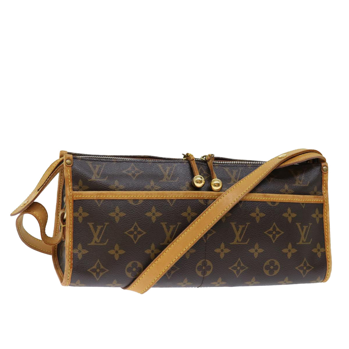 LOUIS VUITTON Monogram Popincourt Long Shoulder Bag M40008 LV 70708