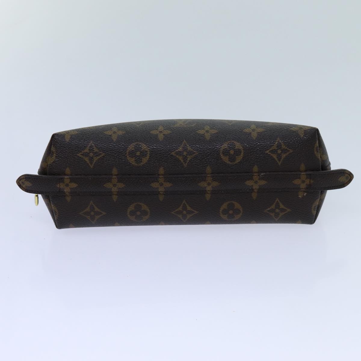 LOUIS VUITTON Monogram Trousse Demi Ronde Cosmetic Pouch M47520 LV 70711