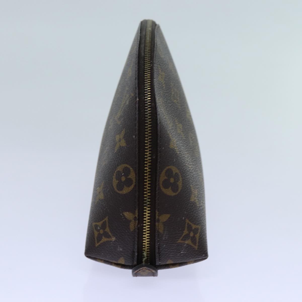 LOUIS VUITTON Monogram Trousse Demi Ronde Cosmetic Pouch M47520 LV 70712