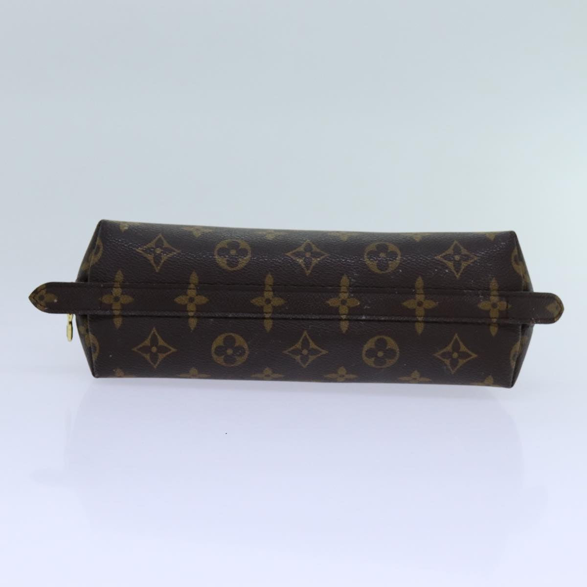 LOUIS VUITTON Monogram Trousse Demi Ronde Cosmetic Pouch M47520 LV 70712