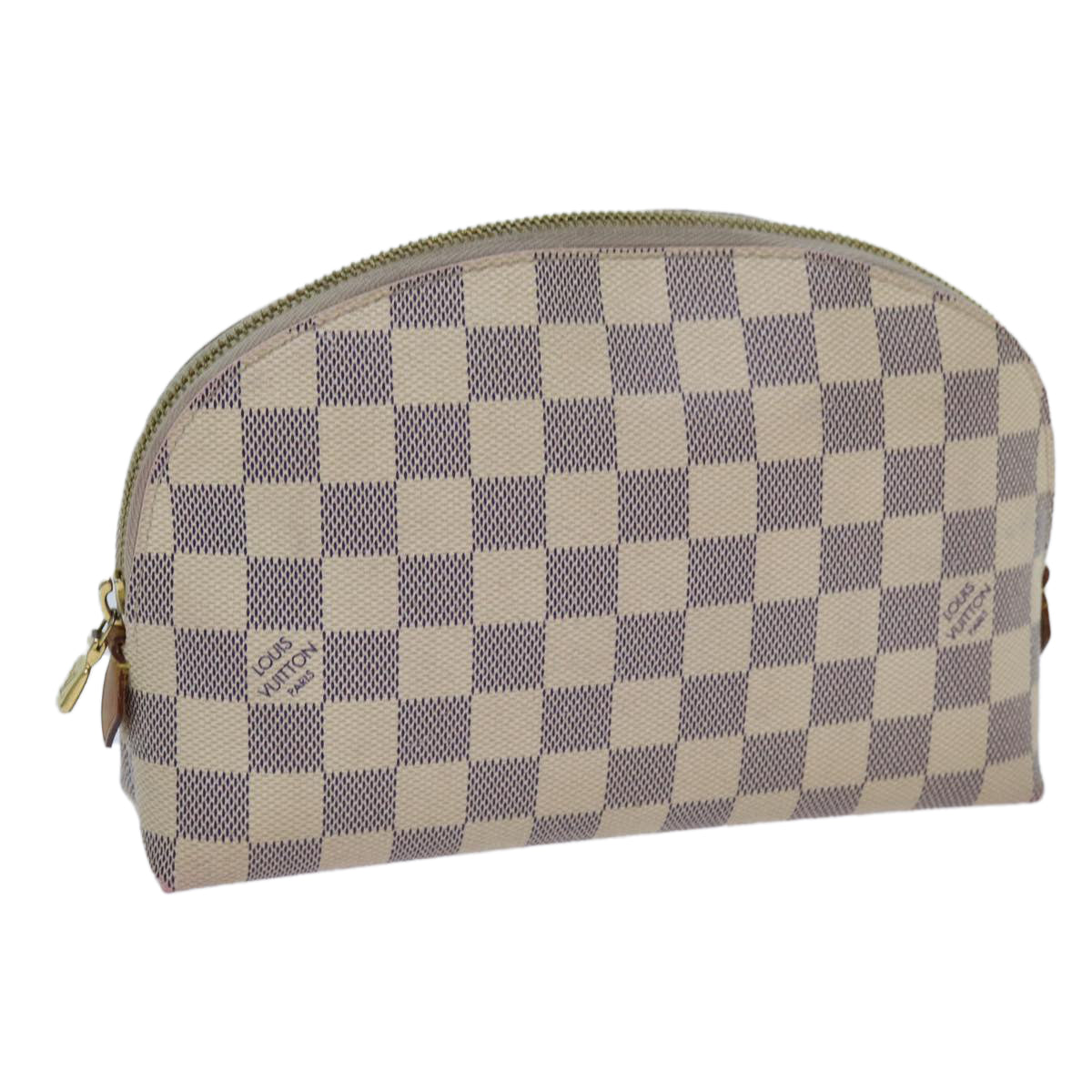 LOUIS VUITTON Damier Azur Pochette Cosmetic GM Pouch N23346 LV 70713