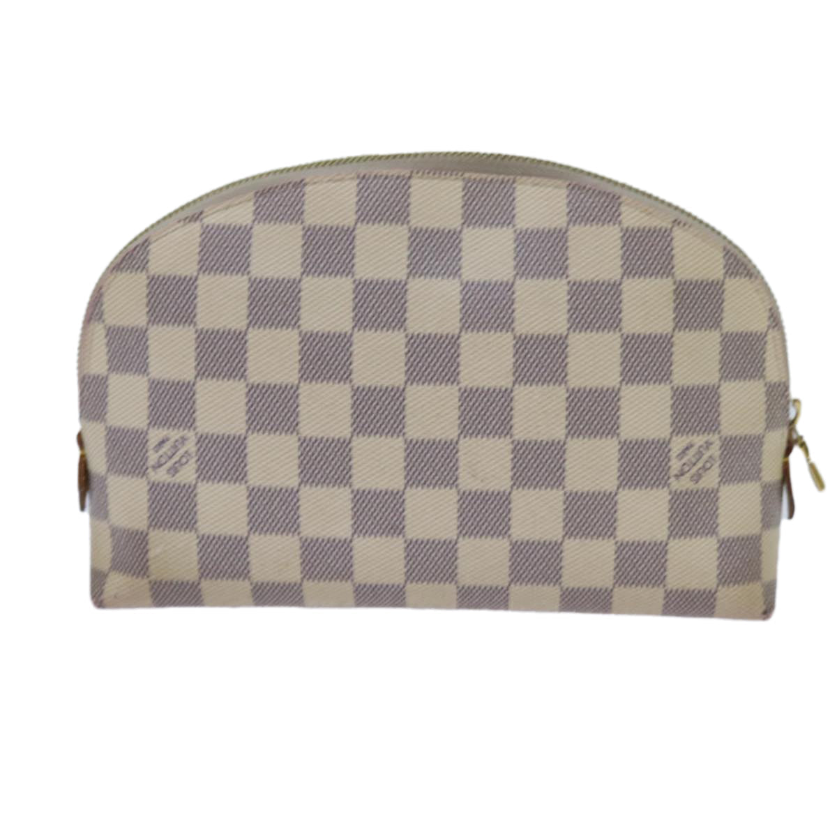 LOUIS VUITTON Damier Azur Pochette Cosmetic GM Pouch N23346 LV 70713
