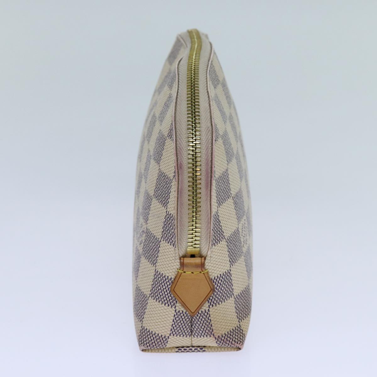 LOUIS VUITTON Damier Azur Pochette Cosmetic GM Pouch N23346 LV 70713