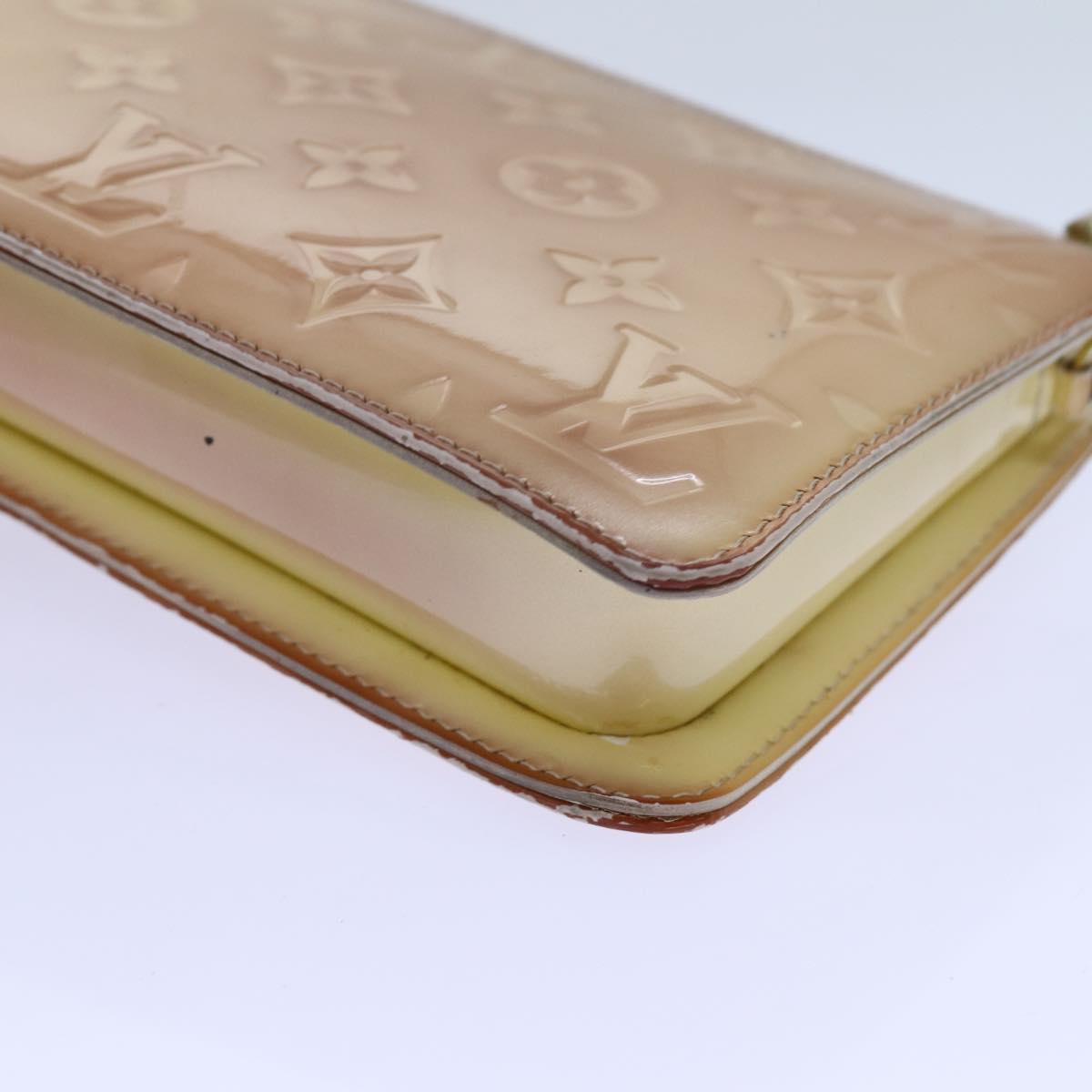 LOUIS VUITTON Monogram Vernis Lexington Accessory Pouch Perle M91345 70714