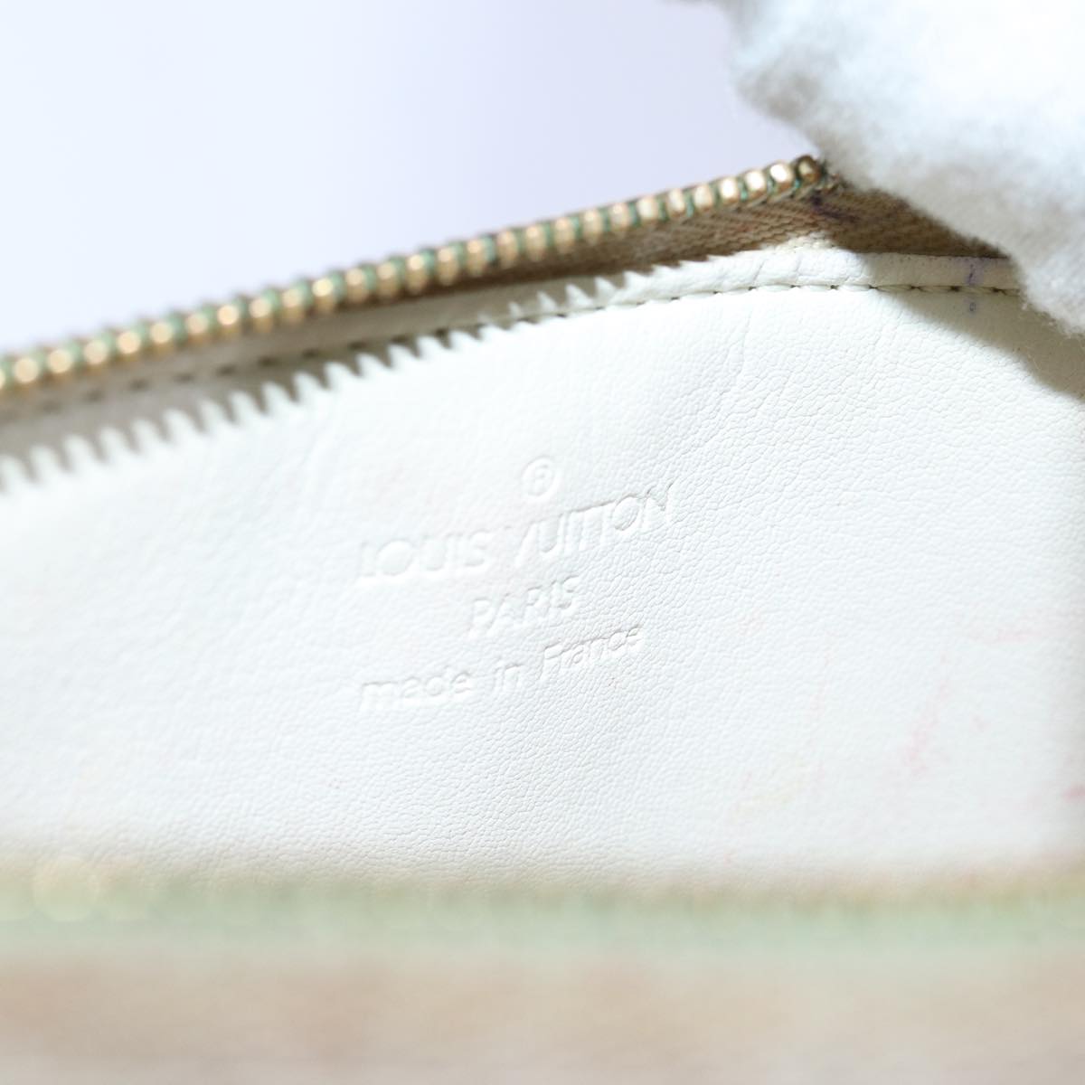 LOUIS VUITTON Monogram Vernis Lexington Accessory Pouch Perle M91345 70714