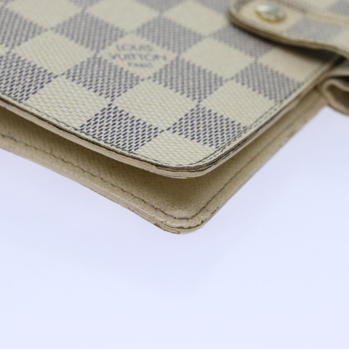 LOUIS VUITTON Damier Azur Agenda MM Day Planner Cover R20707 LV 70715
