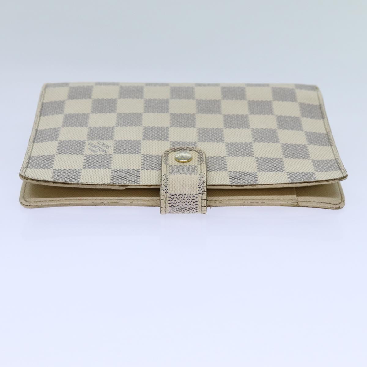 LOUIS VUITTON Damier Azur Agenda MM Day Planner Cover R20707 LV 70715