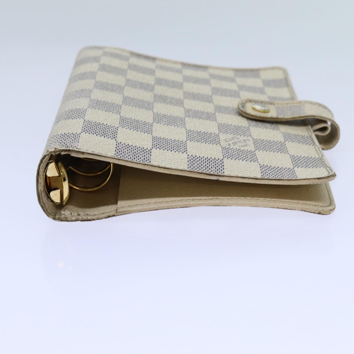 LOUIS VUITTON Damier Azur Agenda MM Day Planner Cover R20707 LV 70715