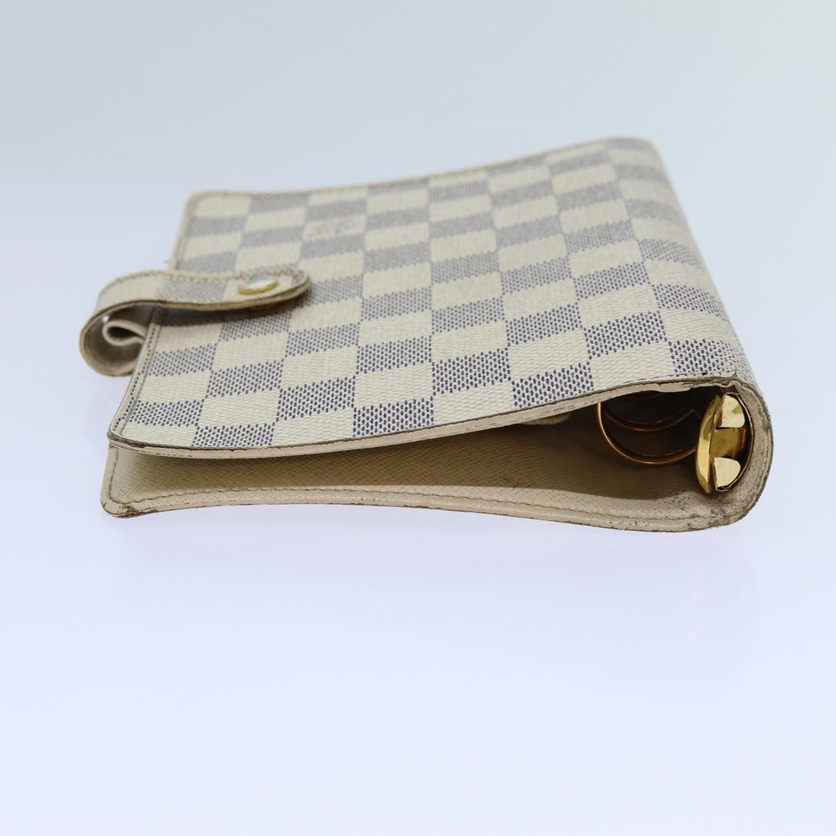 LOUIS VUITTON Damier Azur Agenda MM Day Planner Cover R20707 LV 70715