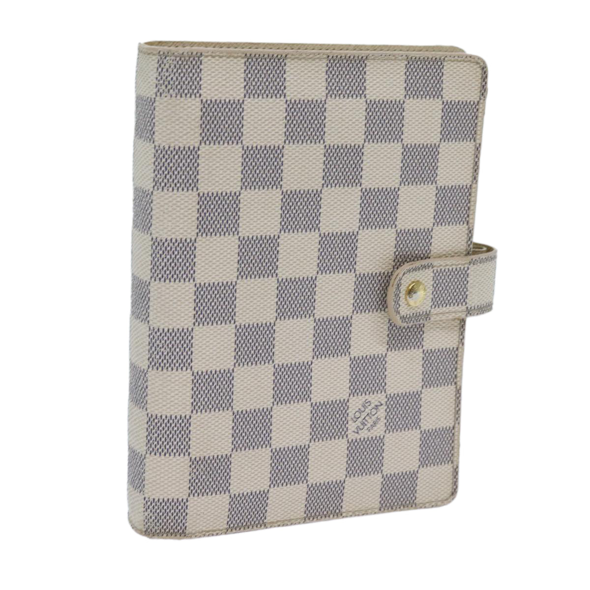 LOUIS VUITTON Damier Azur Agenda MM Day Planner Cover R20707 LV 70716