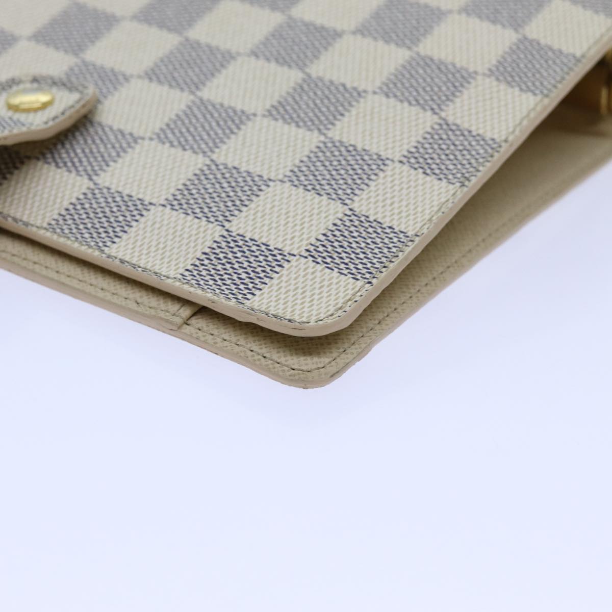 LOUIS VUITTON Damier Azur Agenda MM Day Planner Cover R20707 LV 70716