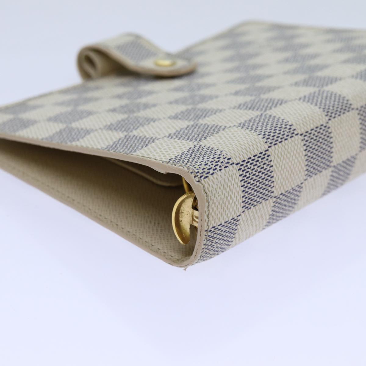 LOUIS VUITTON Damier Azur Agenda MM Day Planner Cover R20707 LV 70716