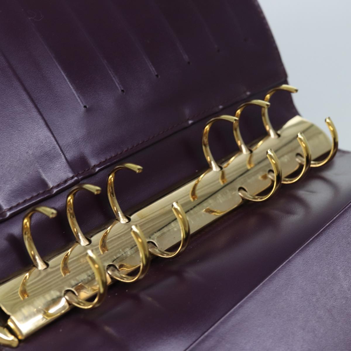 LOUIS VUITTON Agenda MM Day Planner Cover Suhari Purple R20885 LV 70717