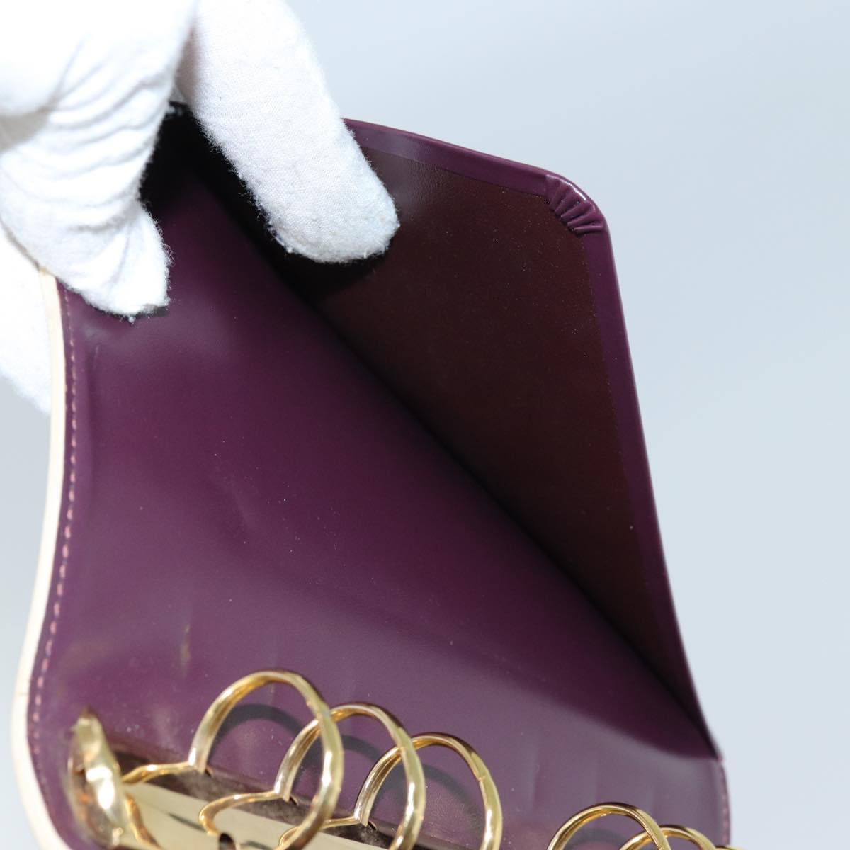 LOUIS VUITTON Agenda MM Day Planner Cover Suhari Purple R20885 LV 70717