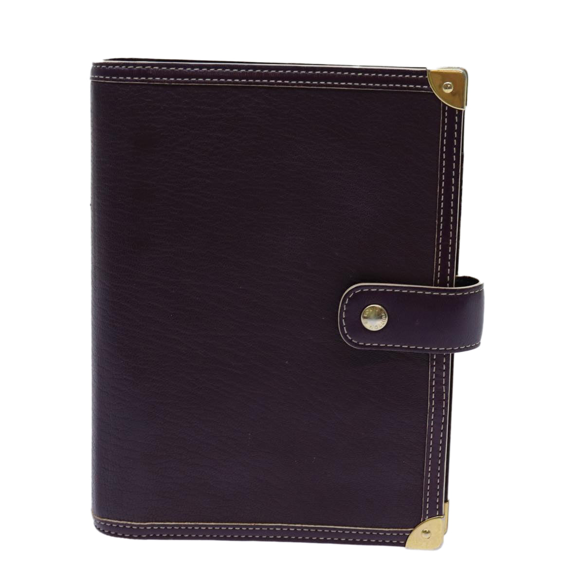 LOUIS VUITTON Agenda MM Day Planner Cover Suhari Purple R20885 LV 70717
