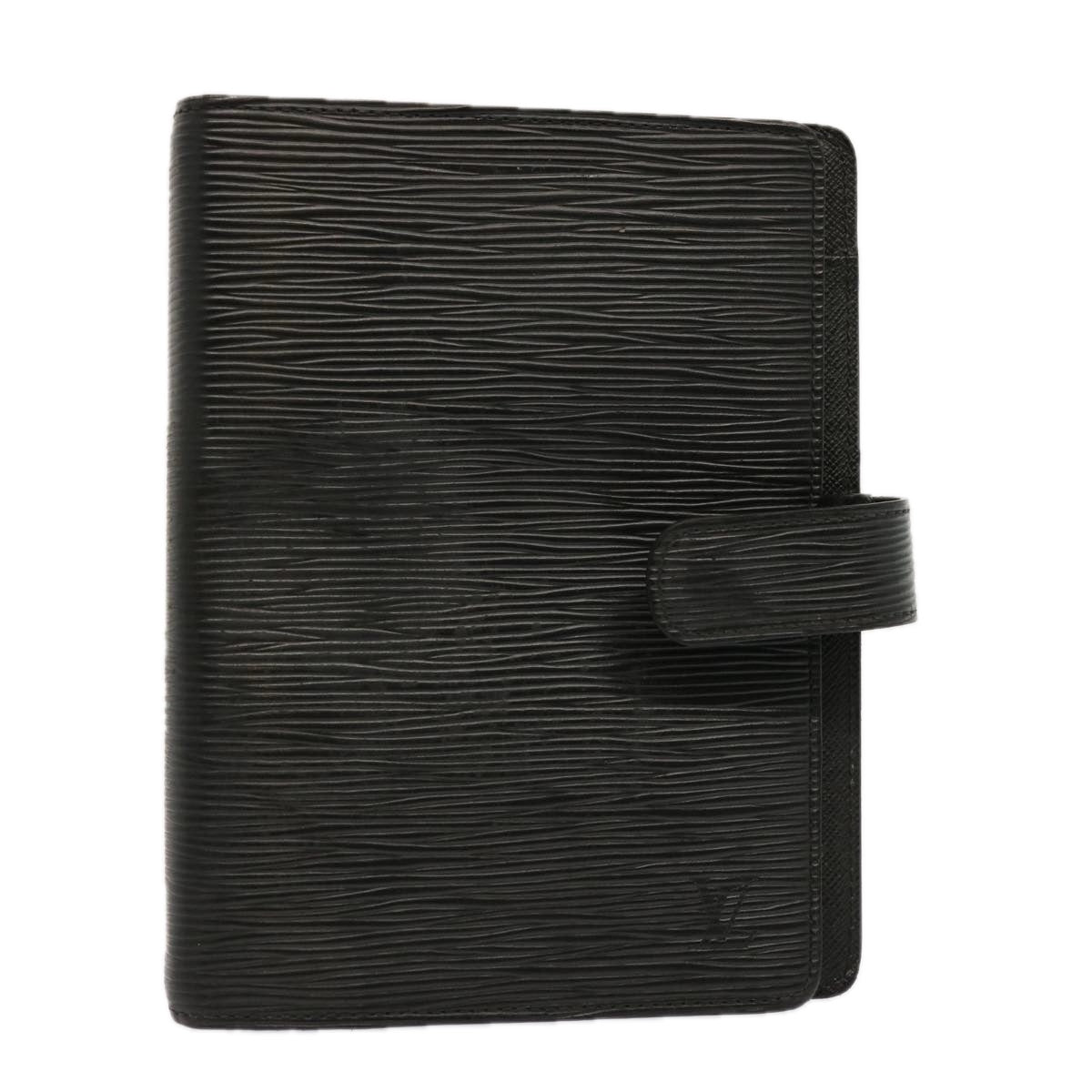 LOUIS VUITTON Epi Agenda MM Day Planner Cover Black R20042 LV 70718