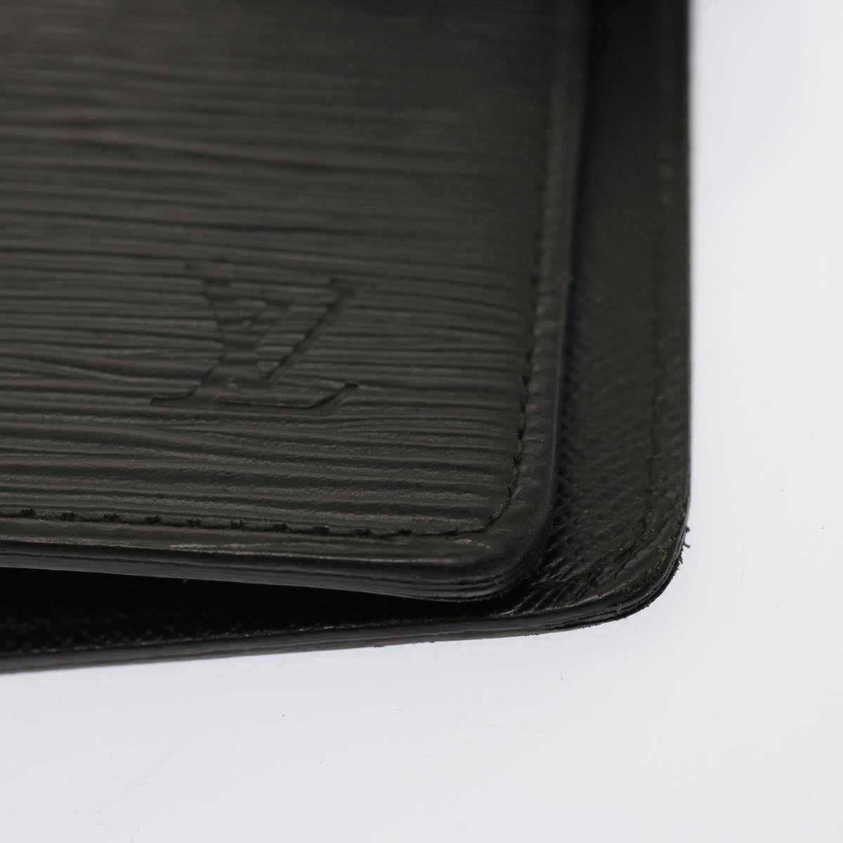 LOUIS VUITTON Epi Agenda MM Day Planner Cover Black R20042 LV 70718