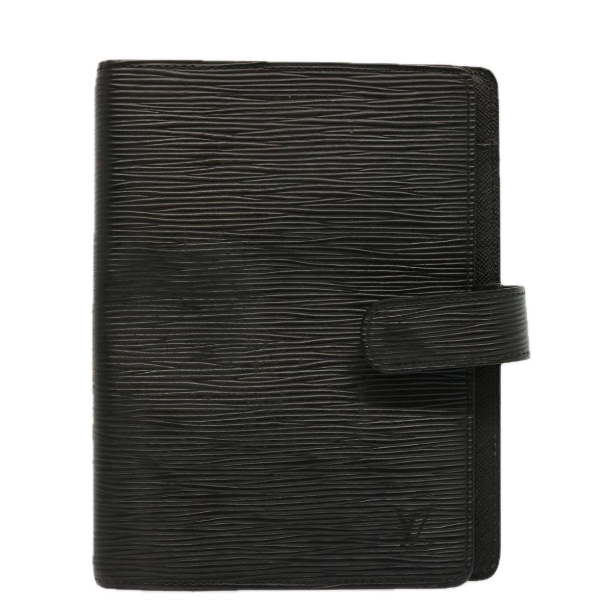 LOUIS VUITTON Epi Agenda MM Day Planner Cover Black R20042 LV 70718