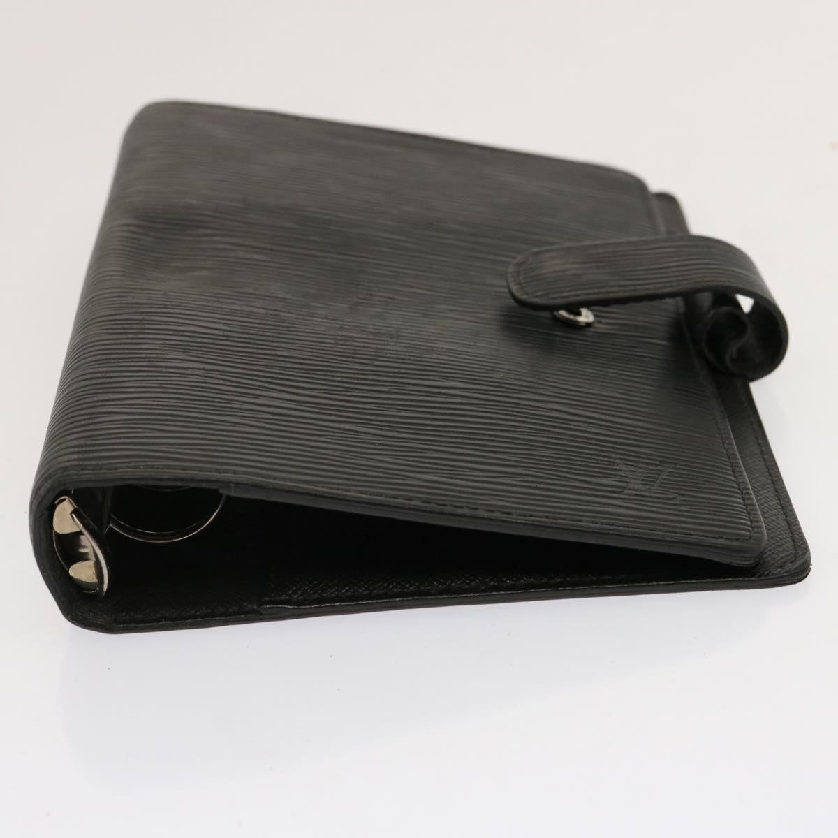 LOUIS VUITTON Epi Agenda MM Day Planner Cover Black R20042 LV 70718