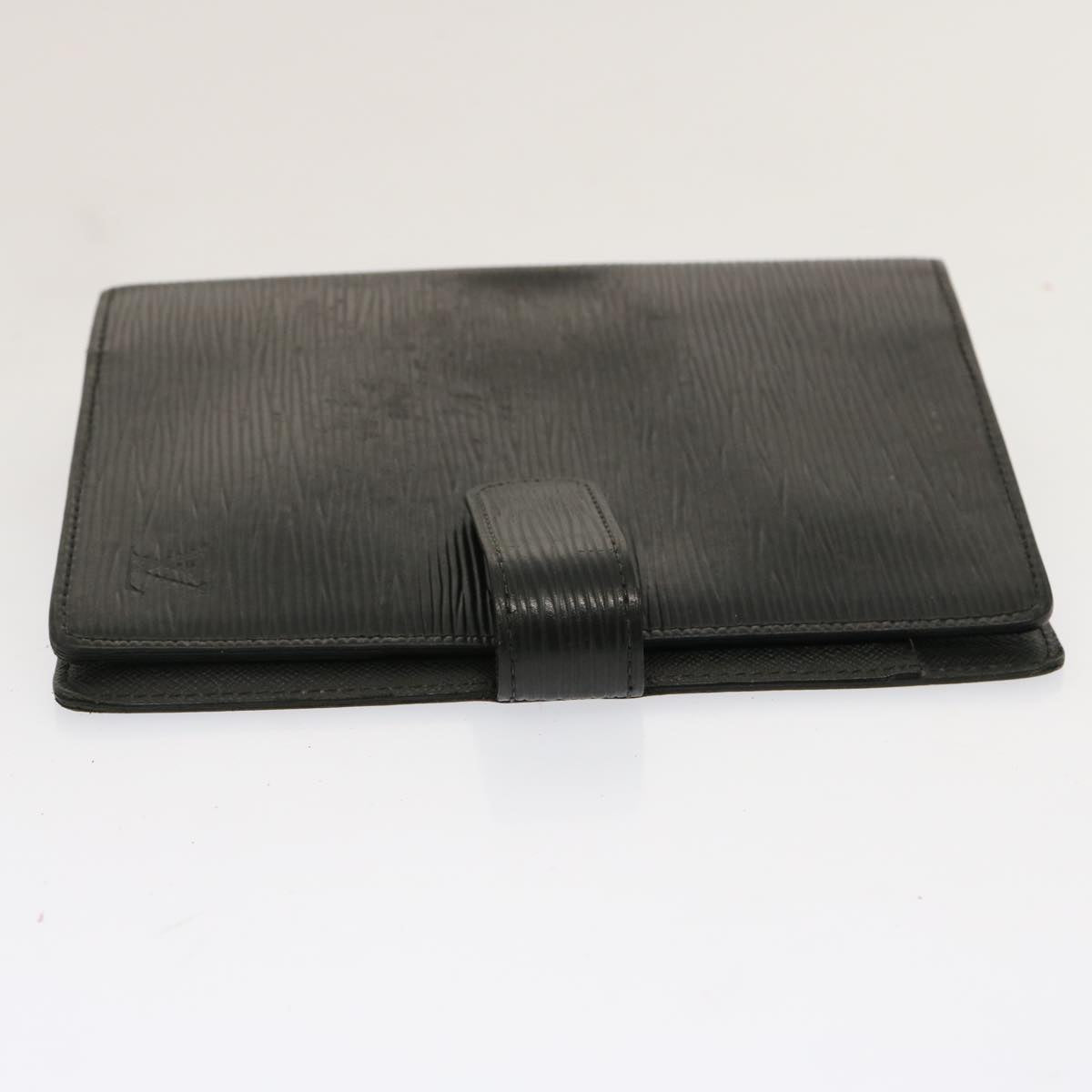 LOUIS VUITTON Epi Agenda MM Day Planner Cover Black R20042 LV 70718