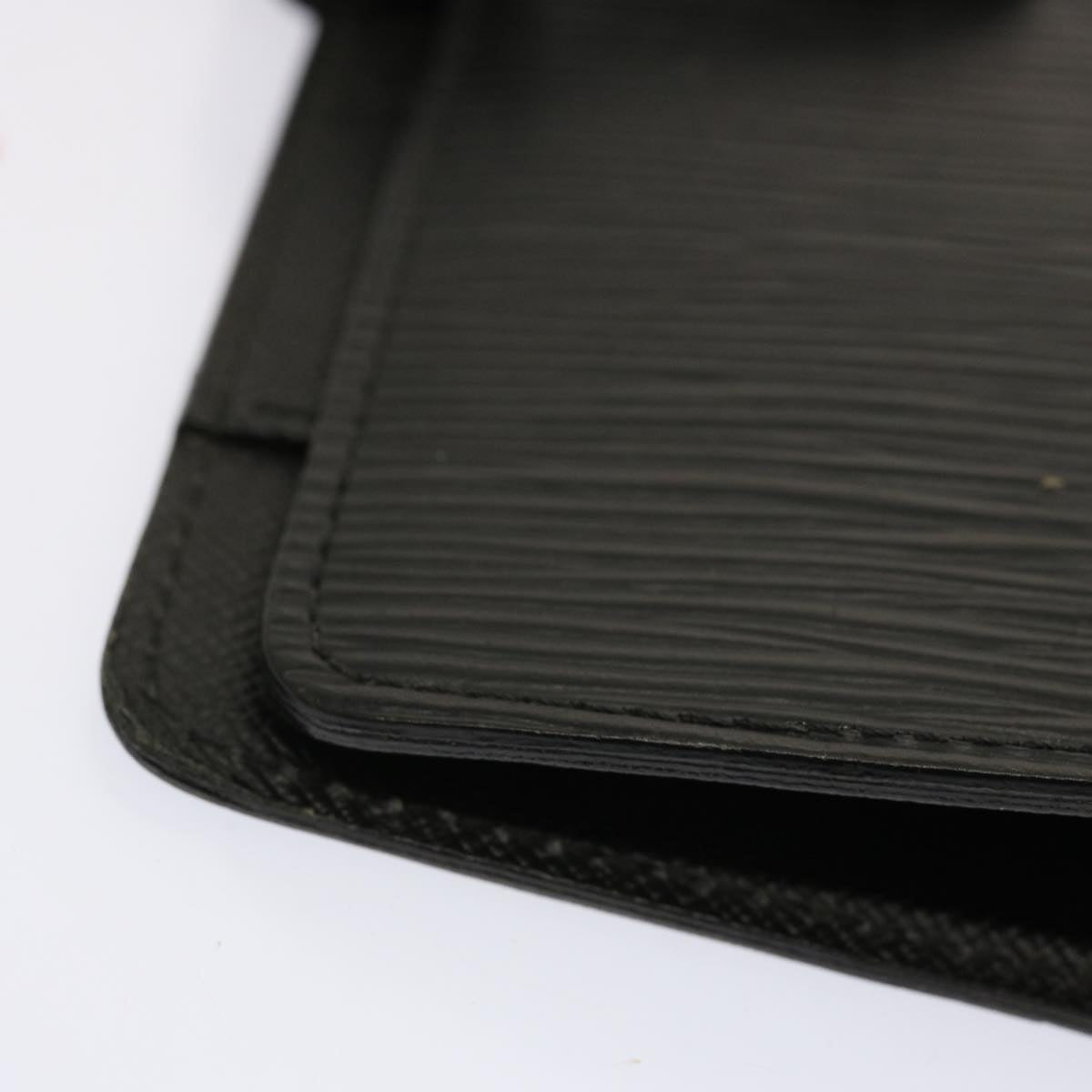 LOUIS VUITTON Epi Agenda MM Day Planner Cover Black R20042 LV 70718