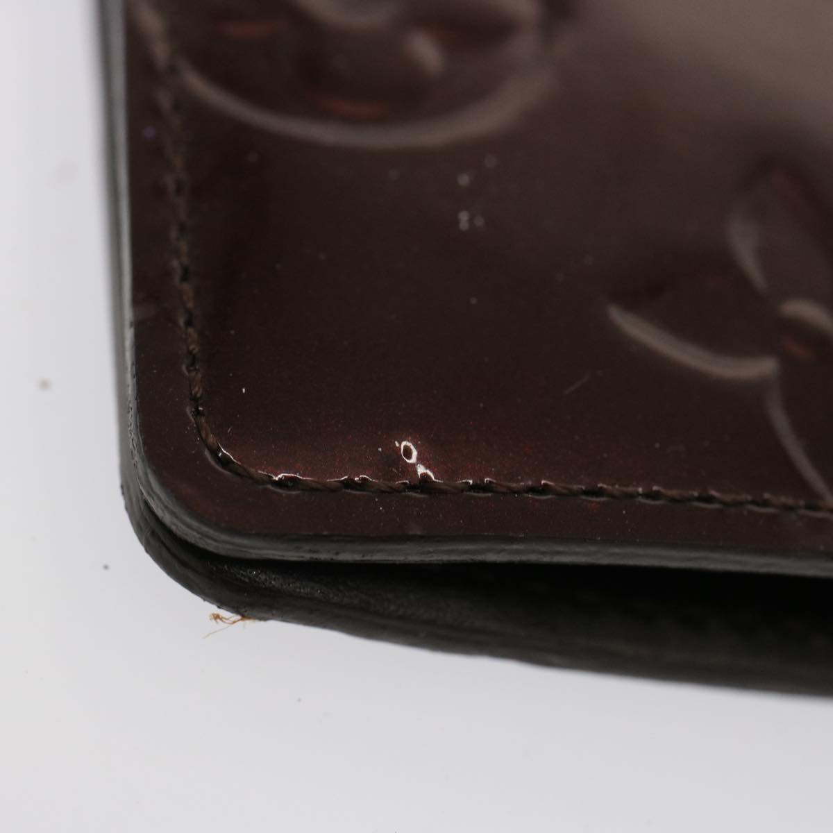 LOUIS VUITTON Vernis Agenda PM Day Planner Cover Rouge Favist LV 70719
