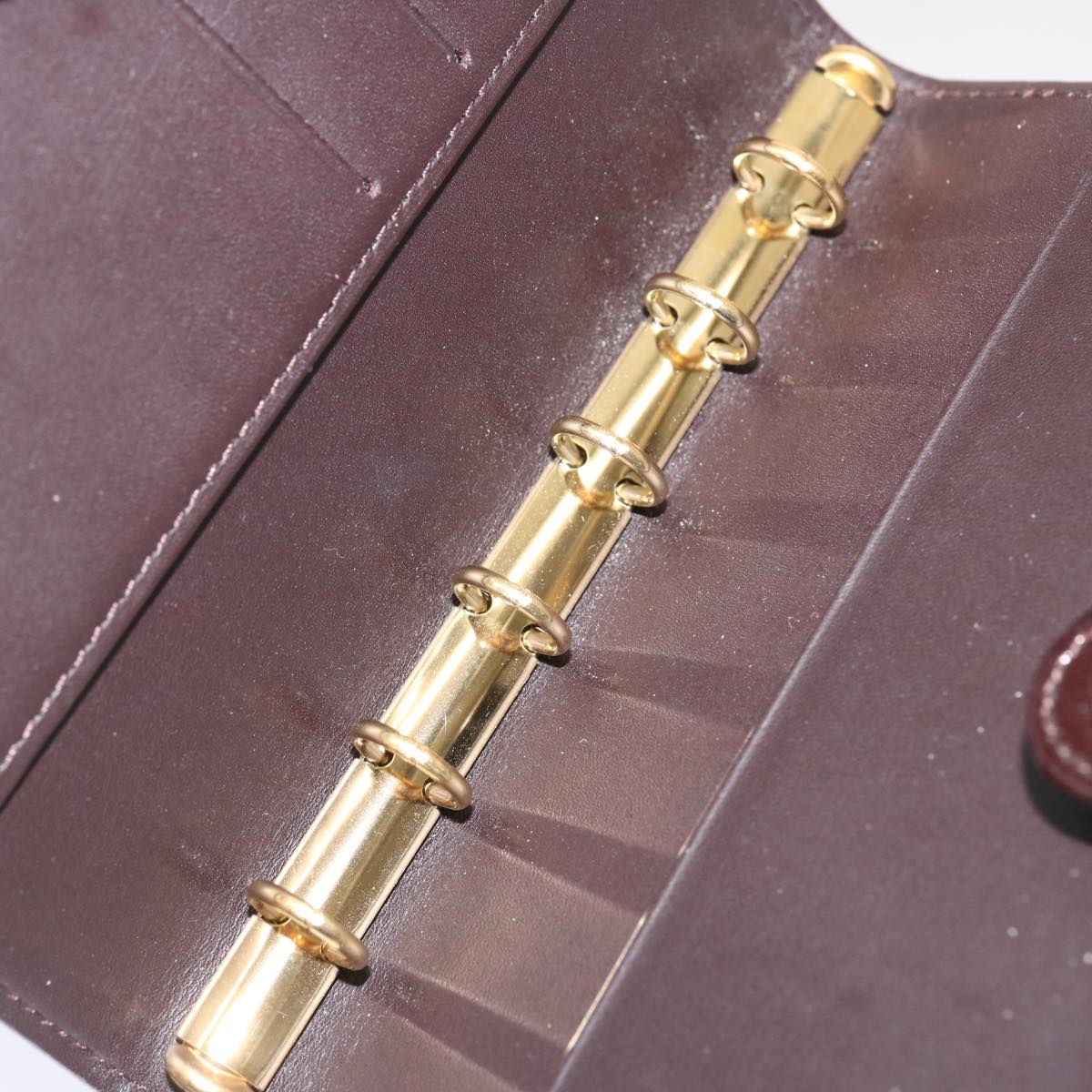 LOUIS VUITTON Vernis Agenda PM Day Planner Cover Rouge Favist LV 70719